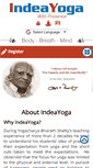 Mobile Screenshot of indeayoga.com